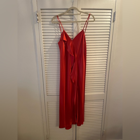Mestiza Red Midi Dress - Picture 2 of 6